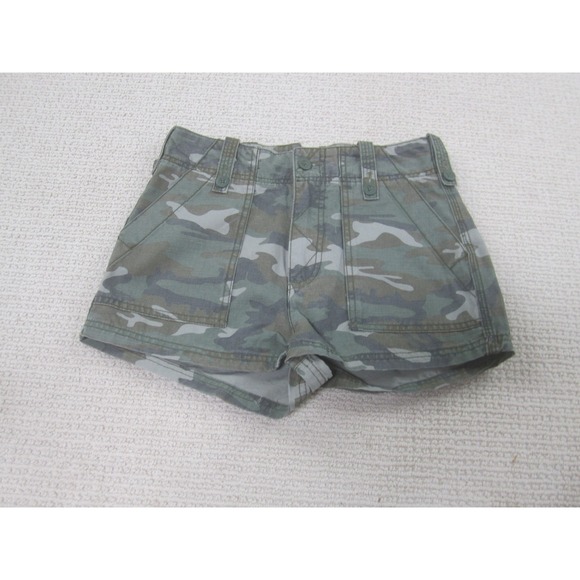 Free People Pants - Free People Womens Shorts 2 Camo Camouflage Casual Cotton